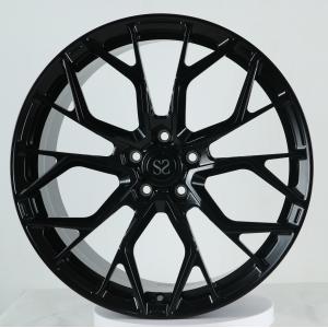 China 21x10 And 21x12 Gloss Back 1- PC Forged cancave aluminum alloy Rim Ferrari Wheels wholesale