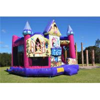 China Brightly Color Disney Princess 5 In1 Combo Jumping Castle For Amusement Park on sale