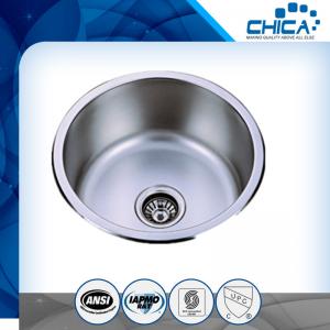 China Basin/Single bowl sink/Round sink/stainless steel kitchen sink supplier