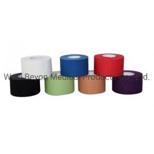 Grey Green Knee Cotton Sports Tape Colored Cotton Adhesive Athletic Sports Tape