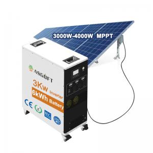 3000W Solar Power Station Generator 86kg 0C~55C Charge Temperature