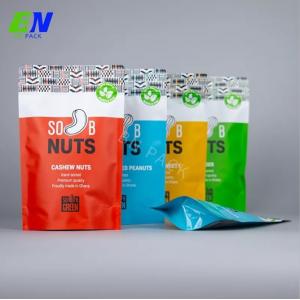 China Custom High Barrier Standup Pouch Dry Fruits Packaging Pouch Zip Lock Tea Bag supplier