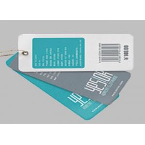 China Retail Clothing Custom Printed Hang Tags Customized Color Paper Material supplier