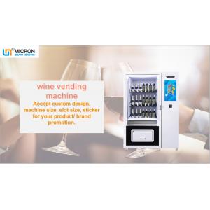 China Red Wine Vending Machine With Elevator Lift Refrigerated Vending Machine Micron Smart Vending supplier