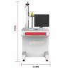 10000 Hours Silica Gel CO2 Laser Marking Machine For Small Industries