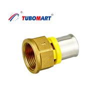 China Natural Brass Customized PEX Press Fittings For PEX AL PEX Pipes on sale