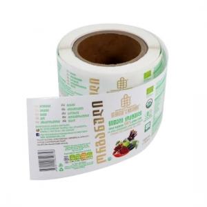 China CMYK Eco Friendly Self Adhesive Sticky Labels Square Fruit Label Stickers supplier