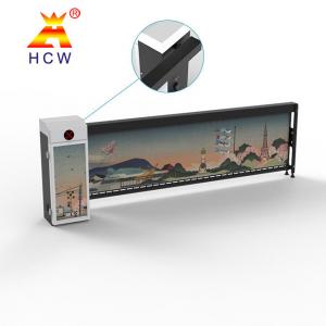 China LED Light Advertising Barriers 200W Automatic Parking 4m Arm Length supplier