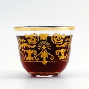 Delicate Arabic Coffee Cup Luxury Glass Arabian Coffee Cup Custom