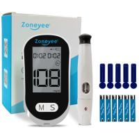 China 2023 Best Health Care  Electronic Blood Glucometer Test Strips Sugar with 250 Memory Medical Equipment Glucometer on sale