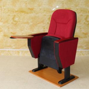 China Red Movie Theater Cinema Hall Chairs Adjustable ISO9001 Durable Flameproof supplier