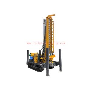 China Multi Function Water Well Drilling Machine 400m Crawler Mounted 112kw supplier