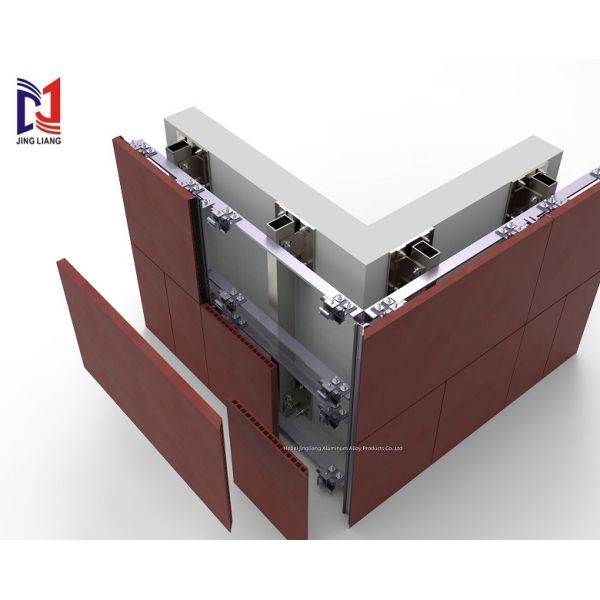 Reverse Hook Ventilated Facade Support System For Easy And Fast Installation
