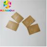 Custom Logo Heat Seal Laminated Foil Three Side Heat Seal Flat Pouch Cosmetic