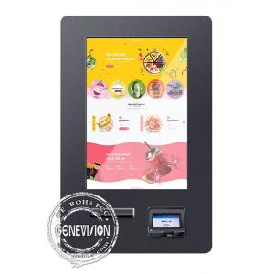 Capacitive Touch Screen Self Service Bill Payment Machine 32 Inch IP65 Waterproof