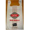 Large Plastic Grocery T-Shirt Bags - Plain White,Thank You Grocery Shopping Bags