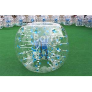 China 1m 1.2m 1.5m 1.8m PVC / TPU White Blow Up Hamster Ball Bubble Ball Soccer For Kids And Adult supplier