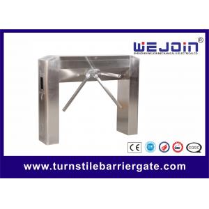 China Semi auto tripod entrance turnstiles gate with Mechanism , Arc bridge Type supplier