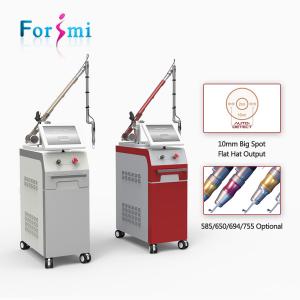 Latest CE FDA approved beauty salon use 2000w 1064nm 532nm 2000w q switched ruby laser tattoo removal machine