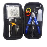 China Mini Vape DIY X6 Tool Kit Electronic Cigarette Accessories Bag Band Coil Jig Cotton on sale