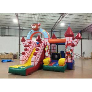 China Classic brown bear inflatable castle bouncy house cheap price inflatable jumping castle combo for kids under 10 supplier