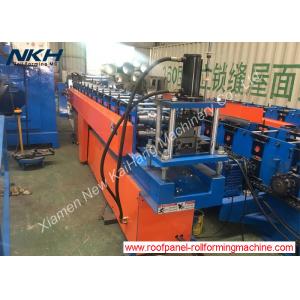 Top Hat Purlin Roof Truss Forming Machine With Embossing / Stiffener