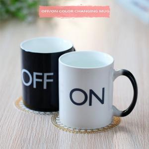 China Off / On Magic Heat Activated Coffee Mug Coffee Cup Changes With Heat supplier