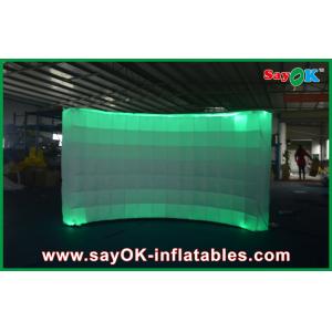 Inflatable Photo Studio 12 Led Air Light Inflatable Wall Digital Printing Remote Control 3x1.5x2 M
