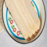 China 18Cm Disposable Biodegradable Bamboo Stuffing Spoon For Dumpling Wonton Stirring wholesale