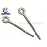 China Stainless Steel Wire Eye Lag Bolt / Self Tapping Metal Eye Screws With Weld Hook wholesale