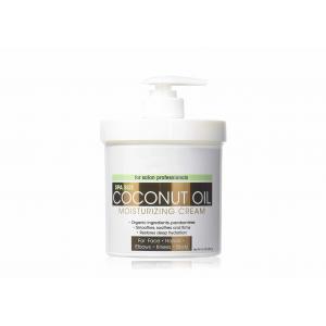 China Spa size 16oz Coconut Oil Moisturizing Cream for Face, Hands, Hair. wholesale