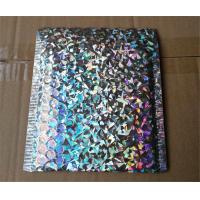 China Recycled Holographic Bubble Envelopes Decorative Mailing Bags Self Sealing on sale