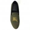 China Wedding Mens Leather Slip On Shoes Men'S Smoking Slippers EVA Insole Material wholesale