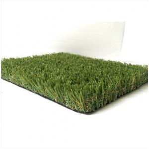 Straight Field Olive Garden Artificial Grass Double Wave Shape