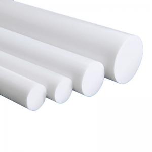 Engineering Plastic Tefloning Rod Raw Material PTFE Rod Bar 1-500mm Diameter