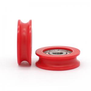 China Red Nylon Coated Bearings Wear Resistant Nylon Ball Bearings supplier