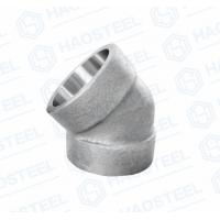 China DIN2605 Industrial Pipe Fittings Forged Socket Weld Elbow NPT Thread on sale