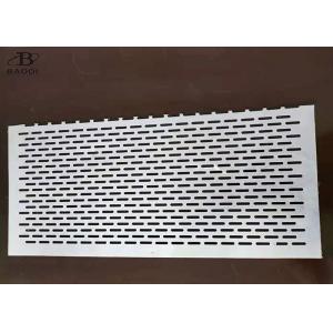 China Galvanized Steel Slotted Hole Perforated Metal Mesh Long Life wholesale