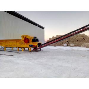 Customizable Mobile Horizontal Wood Chipper Shredder Dry And Wet Wood Log Branches Crusher