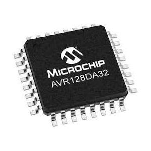 AVR128DA32T-I/PT 32-bit Microcontroller with 128KB Flash, 16KB SRAM, and CryptoAuthentication