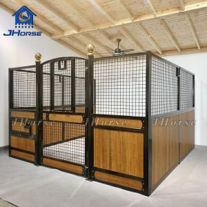 China Farm Equestrian Horse Equipment Stables Solid Horse Stalls Panels With Non Toxic Powder Coated Surface supplier