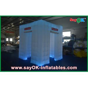 Inflatable Photo Booth Rental Portable Cube Inflatable Photobooth 2.4x2.4x2.5m With LED Tent