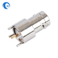 China 6GHZ CNC Machine Hardware 1.5V BNC RF Cable Connector 50 Ohm Impedance on sale