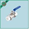 High Pressure PPR Ball Valve Brass Drain Cock 20 Mm - 63 Mm Welding Connection