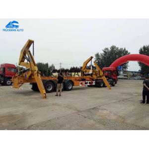 China 20 / 40 Feet 37 Tons Container Side Loader Trailer With self loading capacity supplier