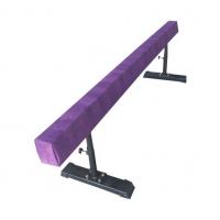 China Customizable Wood Core Gymnastics Balance Beam for Kids Training Exercise Included on sale