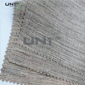 Soft Wool Woven Hair Interlining Shrink Resistant For Garment Suit