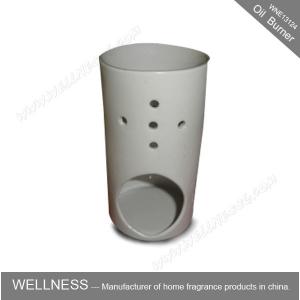 White Scented Oil Burner Personalised Shaped For Beauty Care , Soothing Nerves