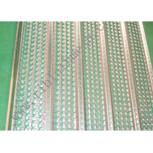 China 0.45mm Width 15mm Rib Height High Ribbed Formwork 2.4m Length supplier