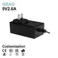 China 9V 2.6A Wall Mounted Power Adapters For Small Washing Machine Lightbox Lcd Light Makeup Mirror on sale
